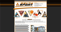 Desktop Screenshot of deltasport.hu
