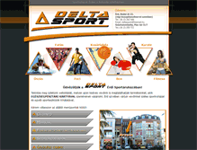 Tablet Screenshot of deltasport.hu